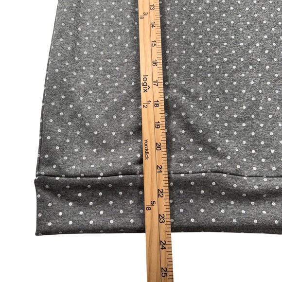 Puma Girls Gray Polka Dot Quarter Zip Pullover Sweatshirt Kids Large 14-16 NEW - Picture 4 of 7